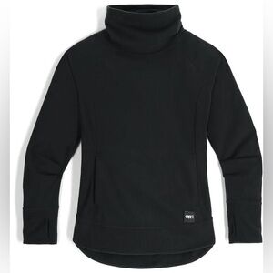 Outdoor Research Trail Mix Fleece Cowl Pullover Black Size Small